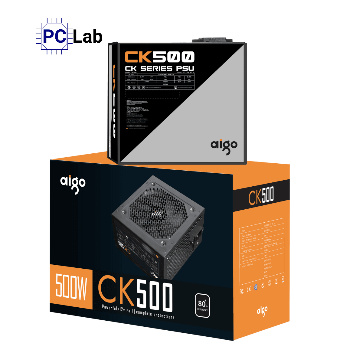 Nguồn PC máy tính Aigo CK500 500W