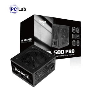 Nguồn PC máy tính Aigo CK500 PRO 500W 80+ (Dây cáp đen dẹt)