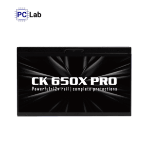 Nguồn PC máy tính Aigo CK650X PRO 650W 85+ (Dây cáp đen dẹt)