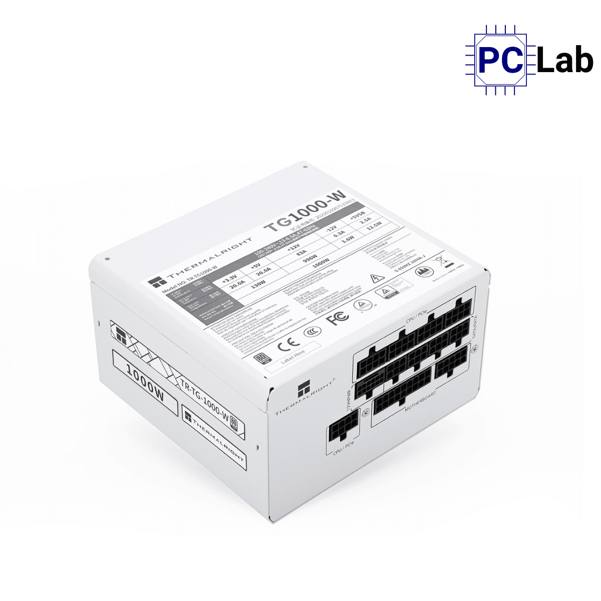 Nguồn PC máy tính Thermalright TG-1000-W 1000W 80 Plus Gold - Trắng