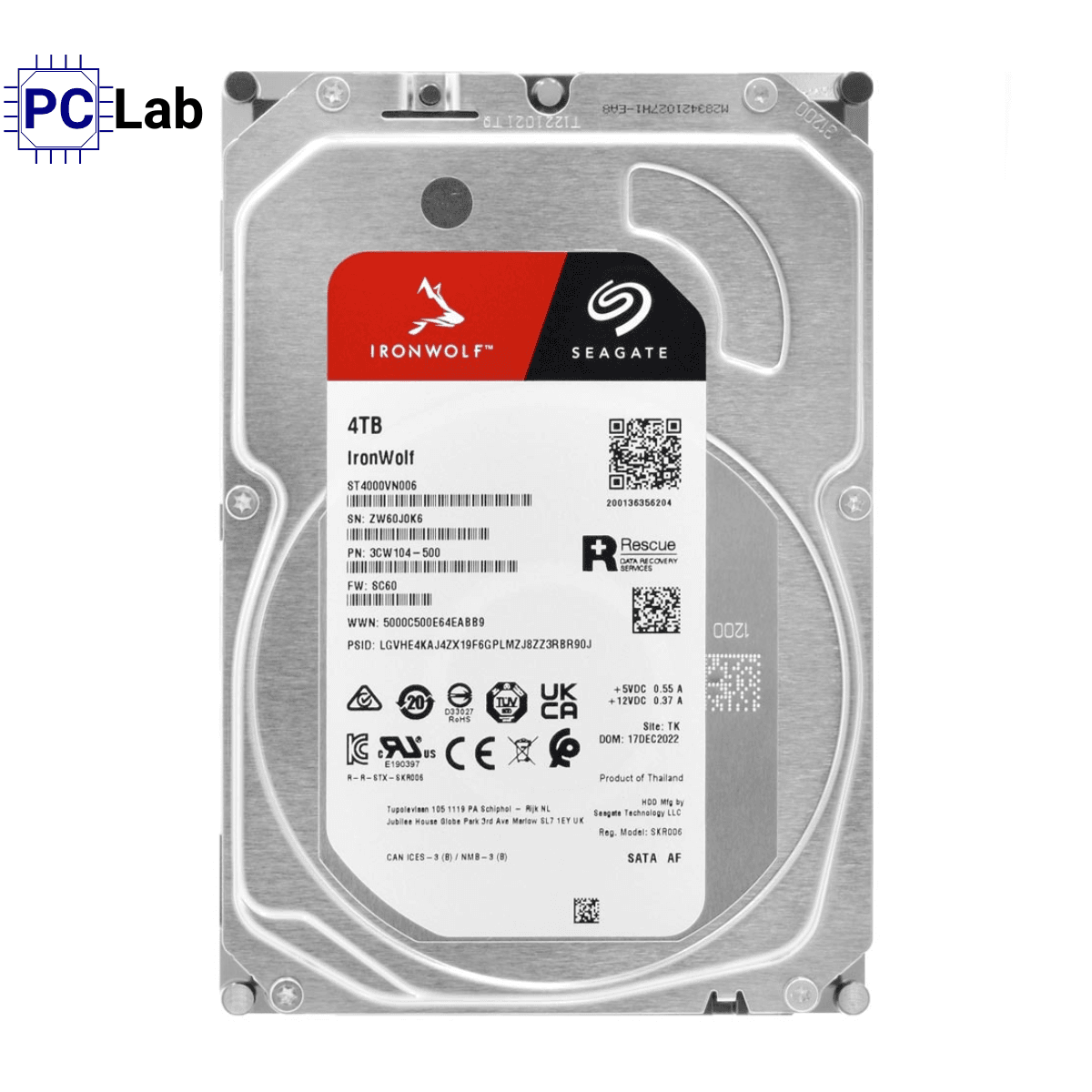 Ổ cứng HDD Seagate IronWolf 4TB NAS (3.5 inch SATA III, 5400RPM, 256MB)