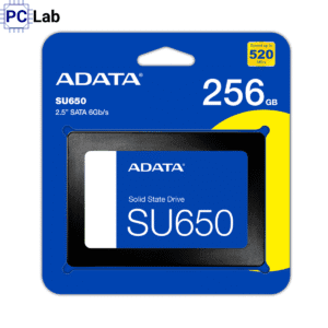 Ổ cứng SSD ADATA SU650 256GB SATA III (2.5 inch SATA III, 520MB/s, 450MB/s)