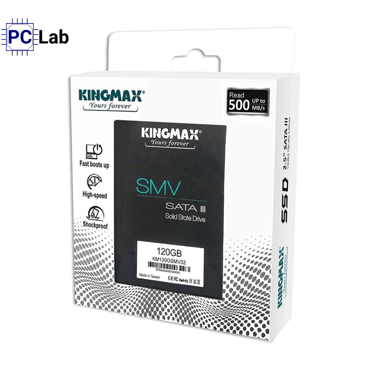 Ổ cứng SSD KINGMAX 120GB SMV32/SMQ32 SATA III (2.5 inch SATA III, 500MB/s, 350MB/s)