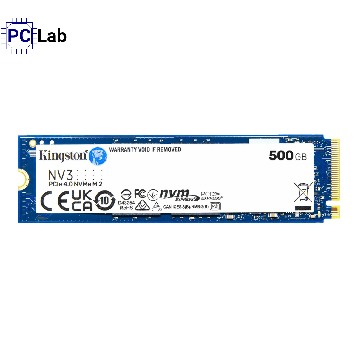 Ổ cứng SSD Kingston NV3 500GB NVMe Gen4 x4 (M.2 2280, 5000MB/s, 3000MB/s)