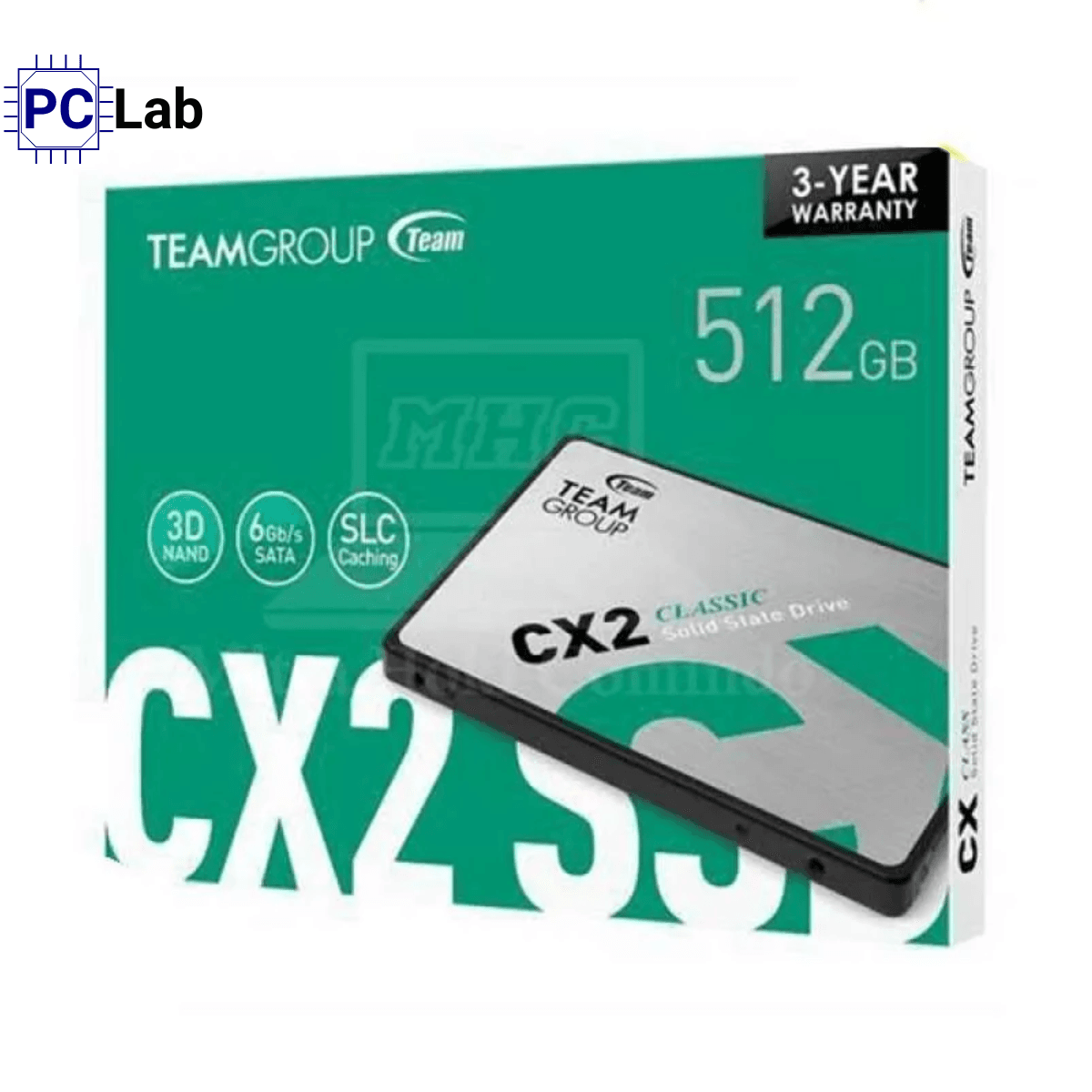 Ổ cứng SSD TeamGroup CX2 512GB SATA III (2.5 inch SATA III, 530MB/s, 470MB/s)