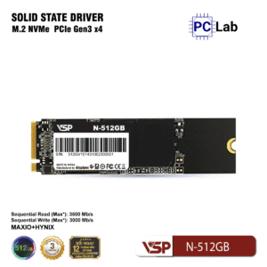 Ổ cứng SSD VSP ReV3 N-512GB NVMe Gen3 x4 (M.2 2280, 3500MB/s, 3000MB/s)