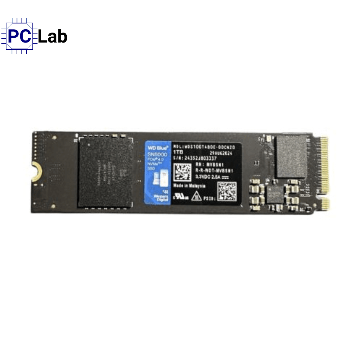 Ổ cứng SSD WD Blue SN5000 1TB NVMe PCIe Gen4 x4 (M.2 2280, 5100MB/s, 4900MB/s)