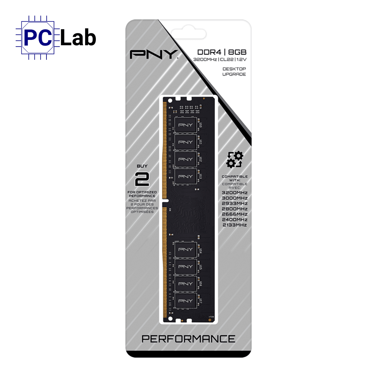 RAM PC máy tính PNY 8GB 3200MHz DDR4