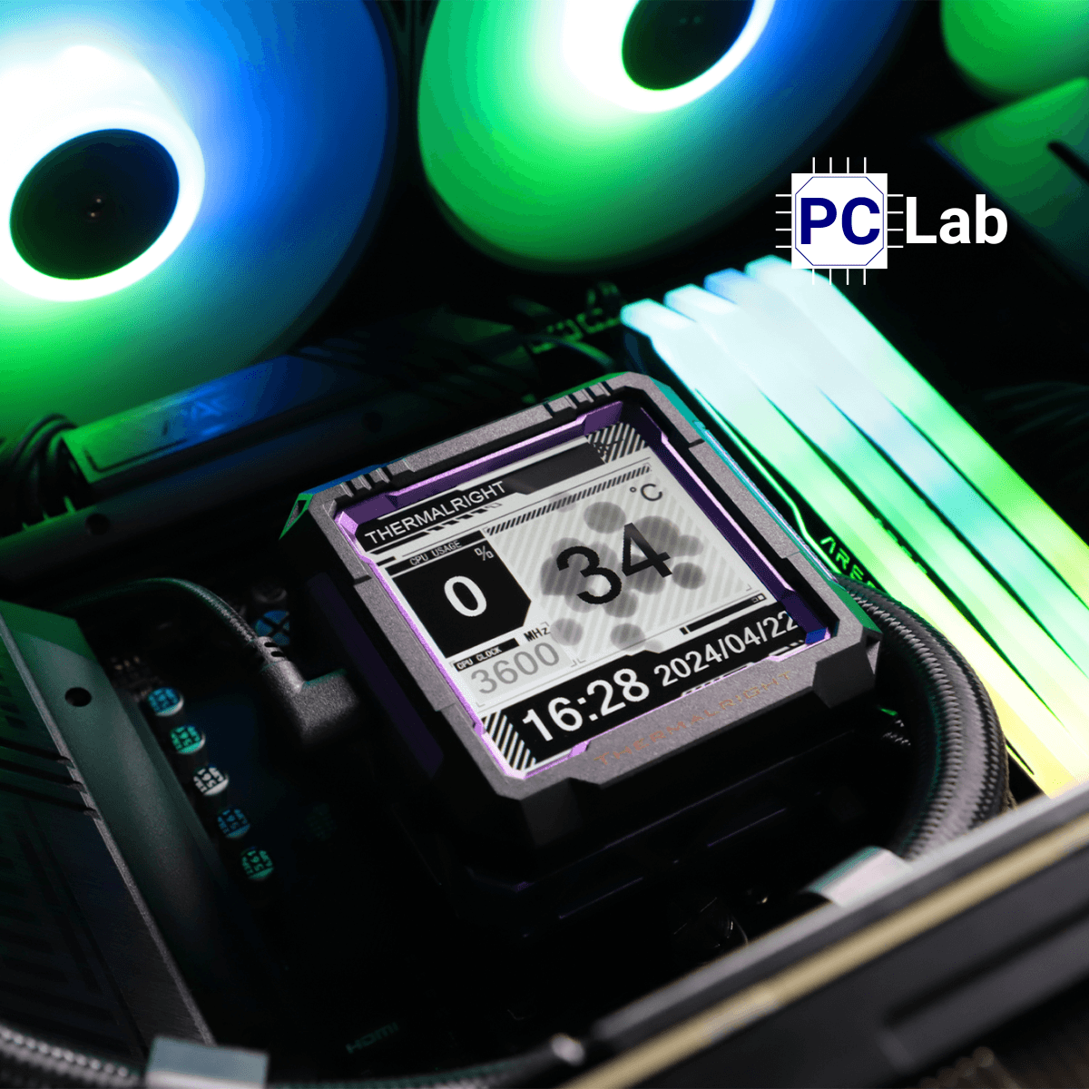 Tản nhiệt nước AIO Thermalright Frozen Warframe Pro 360 Black ARGB