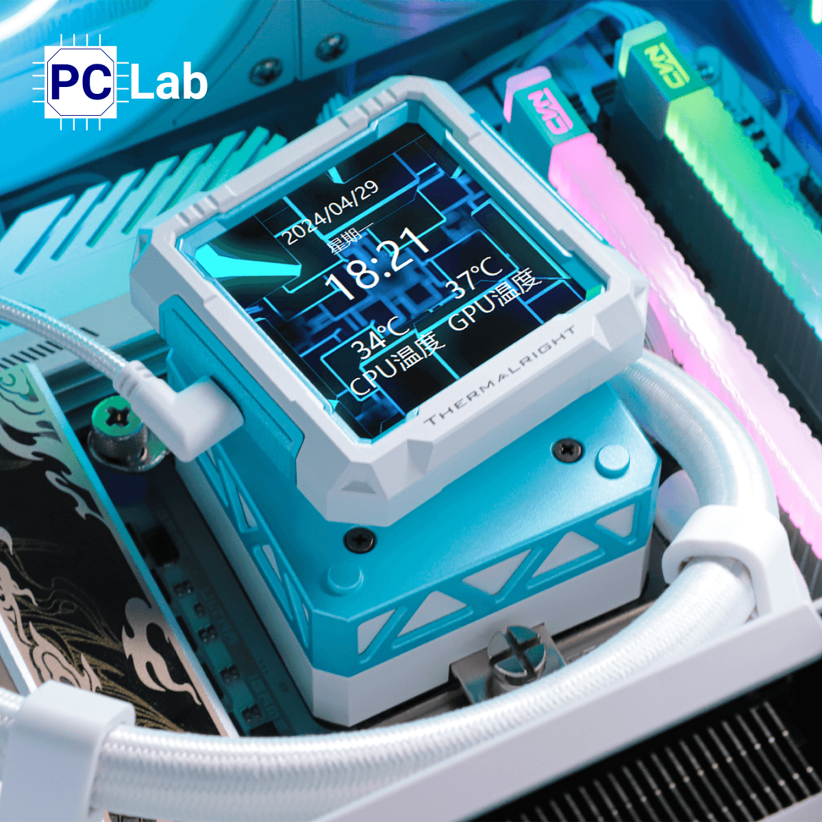 Tản nhiệt nước AIO Thermalright Frozen Warframe Pro 360 White ARGB