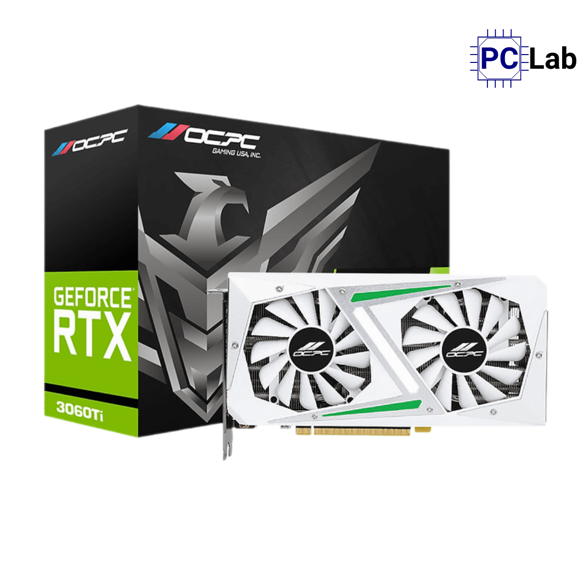 VGA OCPC GeForce RTX 3060 Ti 8GB GDDR6 ZT WHITE