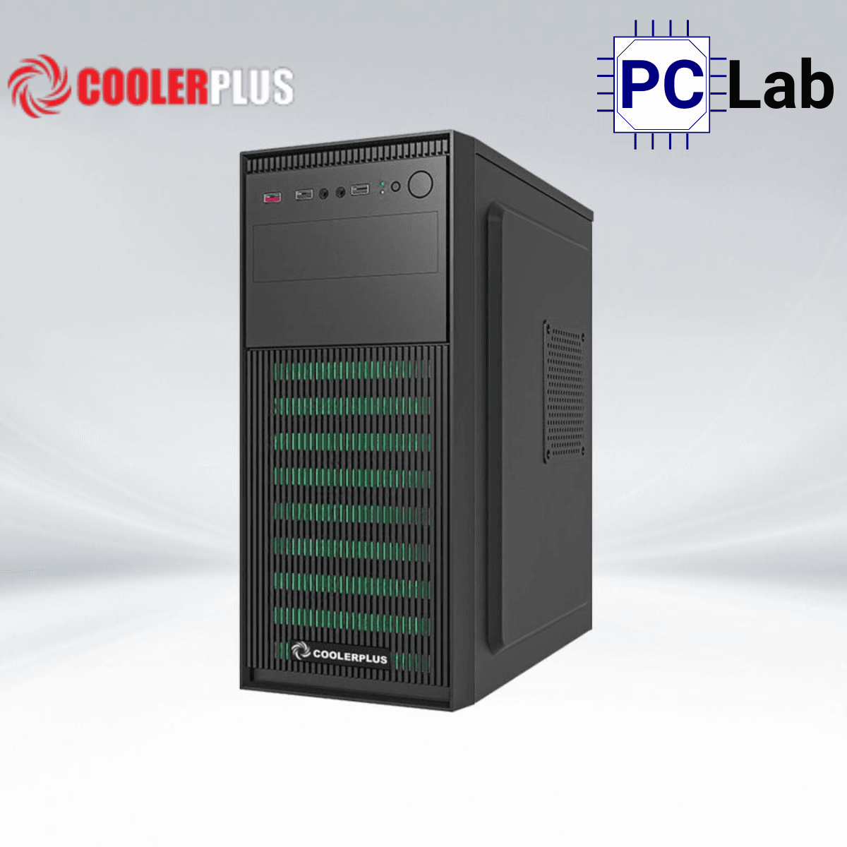 Vỏ case PC máy tính CoolerPlus CPC-A22 (ATX, Mid Tower, Đen)