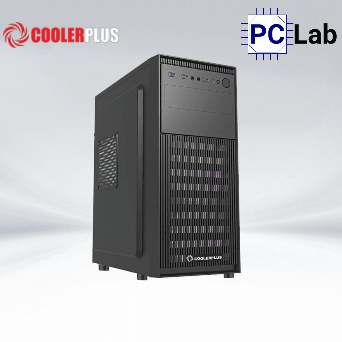 Vỏ case PC máy tính CoolerPlus CPC-A22 (ATX, Mid Tower, Đen)