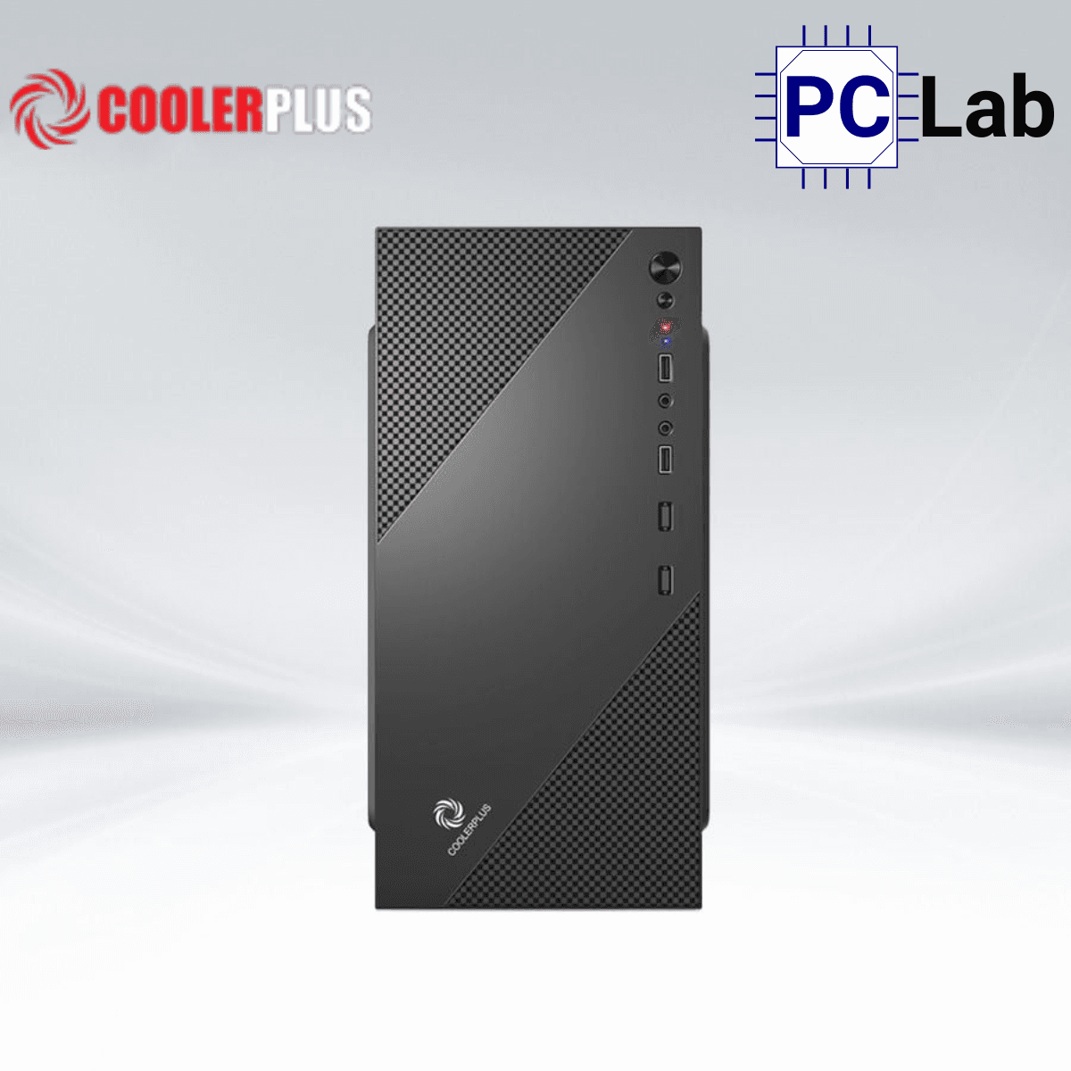 Vỏ case PC máy tính CoolerPlus CPC-C04 (M-ATX, Mini Tower, Đen)