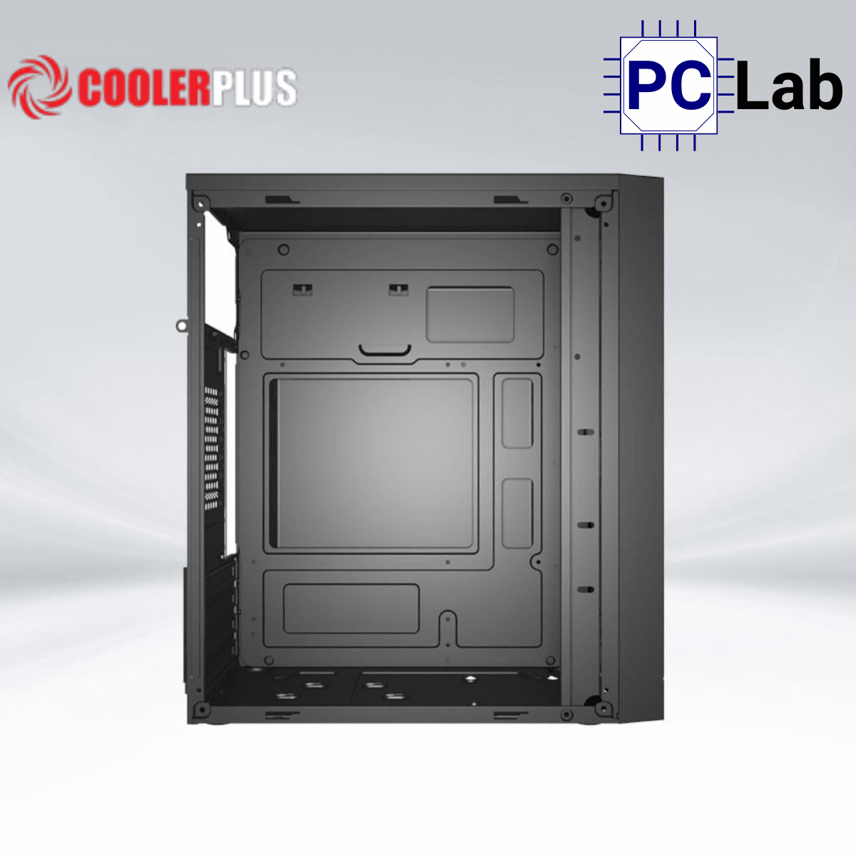 Vỏ case PC máy tính CoolerPlus CPC-C07 (M-ATX, Mini Tower, Đen)