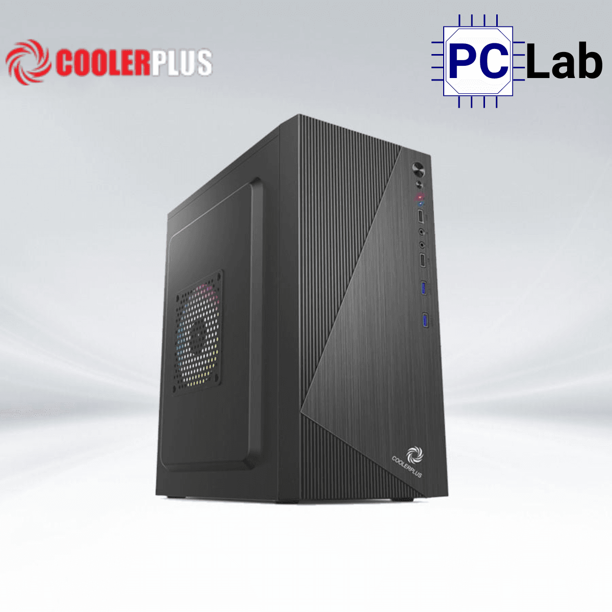 Vỏ case PC máy tính CoolerPlus CPC-C09 (M-ATX, Mini Tower, Đen)