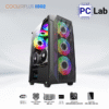 Vỏ case PC máy tính CoolerPlus CPC-EB02 (E-ATX, Full Tower, Đen, Sẵn 3 Fan LED)