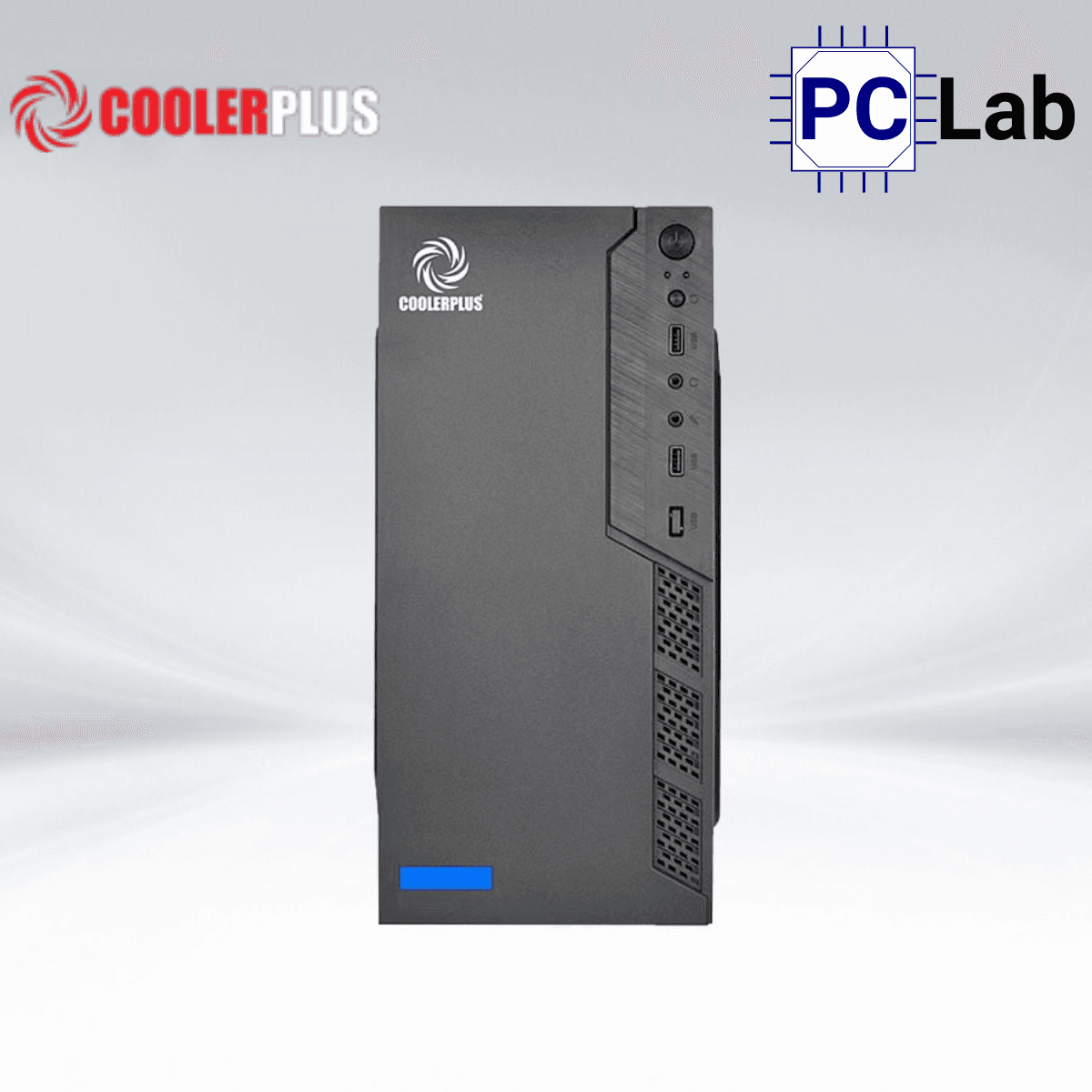 Vỏ case PC máy tính CoolerPlus CPC-M10 (M-ATX, Mini Tower, Đen)