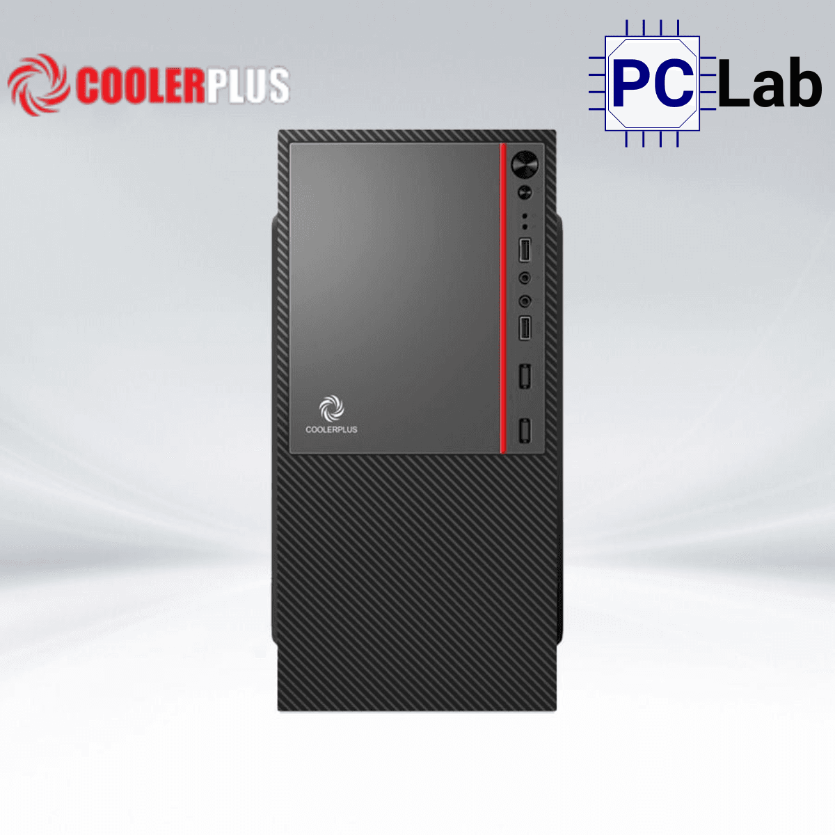 Vỏ case PC máy tính CoolerPlus CPC-M7 (M-ATX, Mini Tower, Đen)