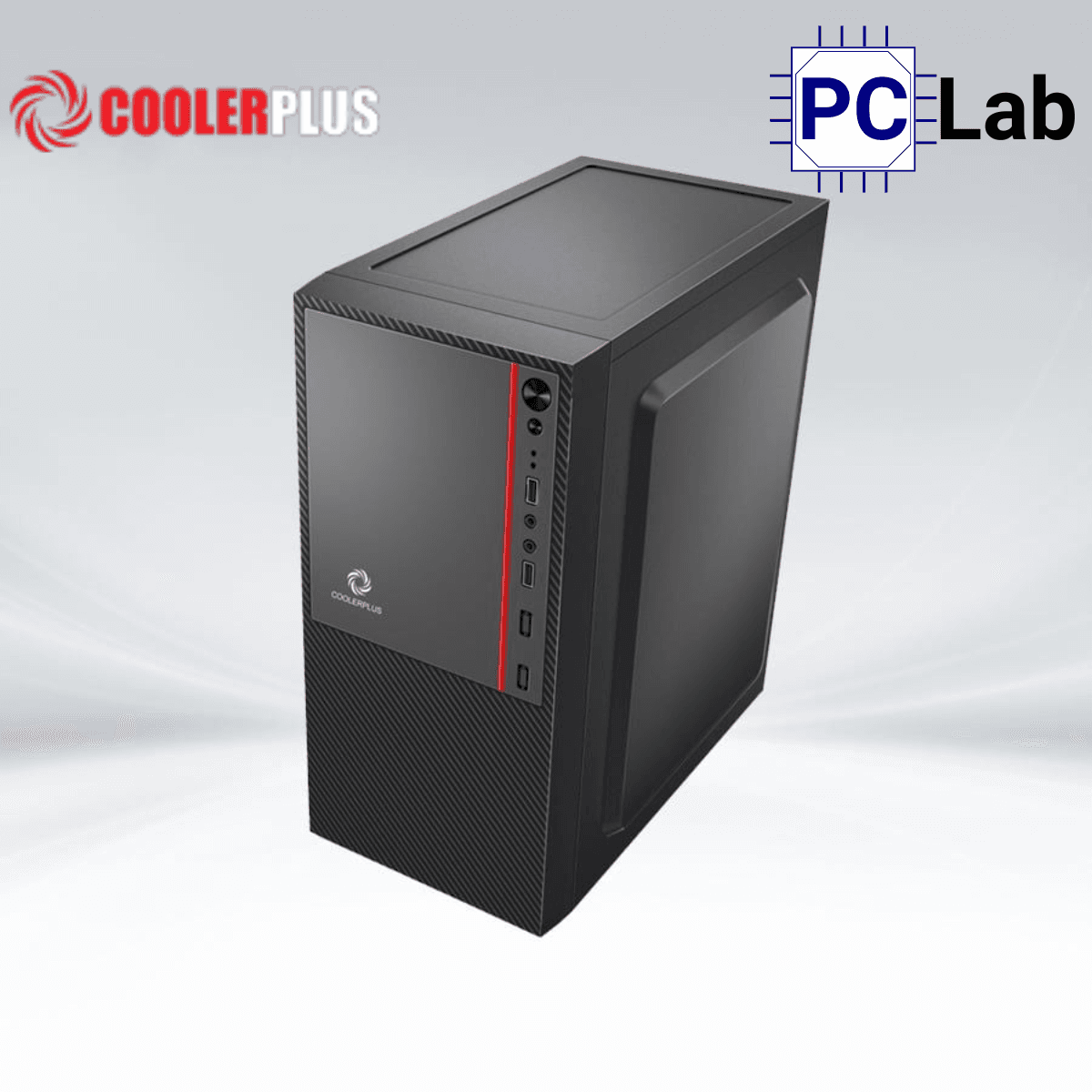 Vỏ case PC máy tính CoolerPlus CPC-M7 (M-ATX, Mini Tower, Đen)