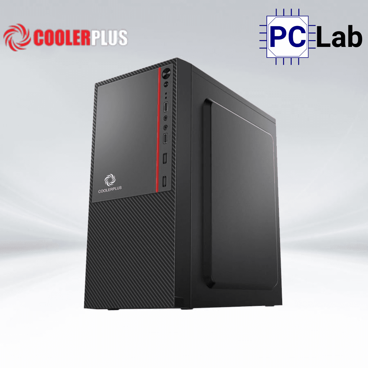 Vỏ case PC máy tính CoolerPlus CPC-M7 (M-ATX, Mini Tower, Đen)