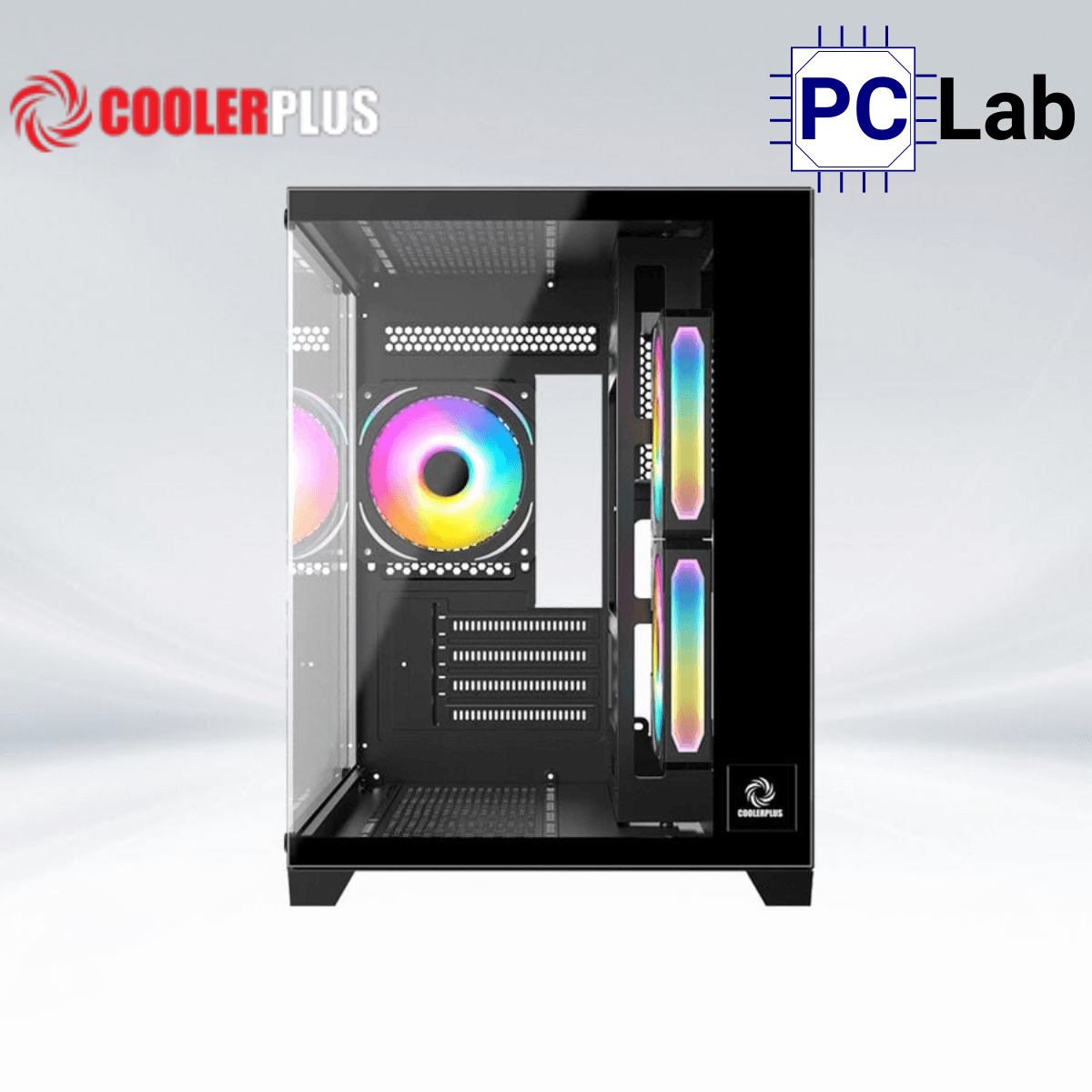 Vỏ case PC máy tính CoolerPlus CPC-X34B/X34W (M-ATX, Mini Tower, Đen/Trắng)