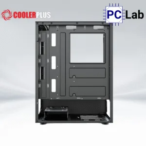 Vỏ case PC máy tính CoolerPlus XFX 3F101 (ATX, Mid Tower, Đen, kèm 3 fan LED ARGB)