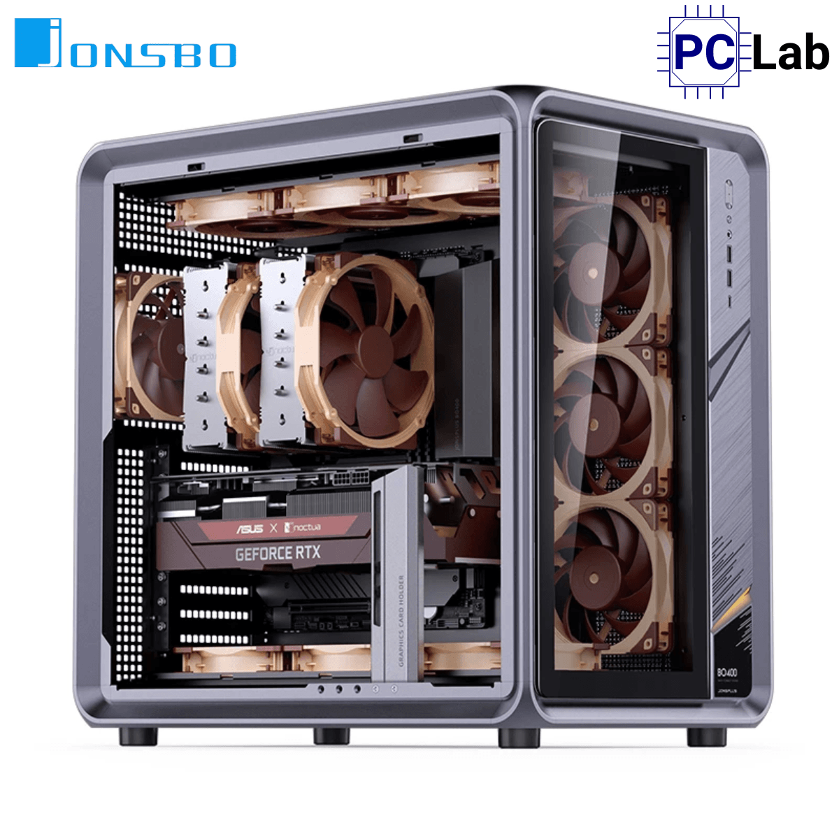 Vỏ case PC máy tính Jonsbo BO400 Black (ATX, Mid Tower, Đen)