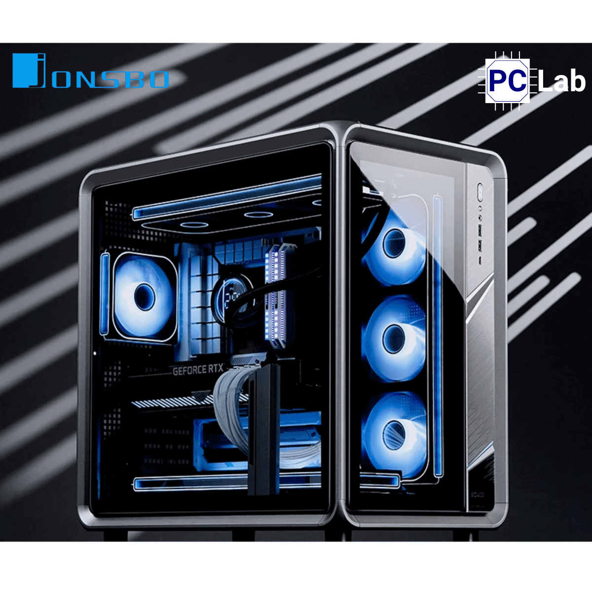 Vỏ case PC máy tính Jonsbo BO400 Black (ATX, Mid Tower, Đen)