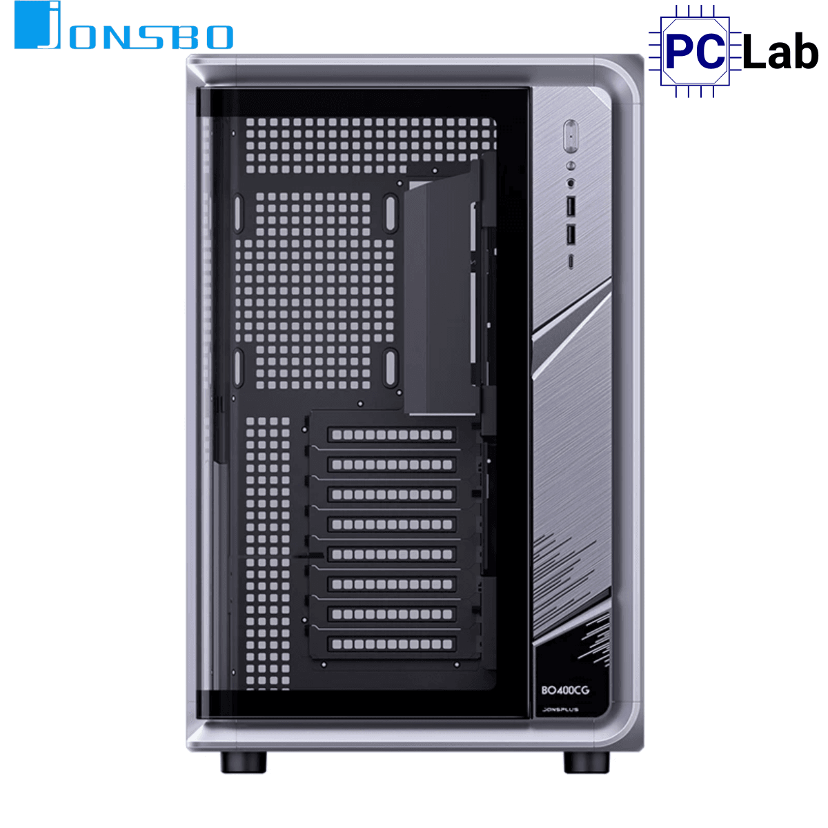 Vỏ case PC máy tính Jonsbo BO400CG (ATX, Mid Tower, Đen)
