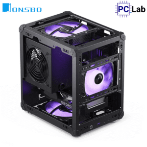 Vỏ case PC máy tính Jonsbo C6 Black (M-ATX, Mid Tower, Đen)