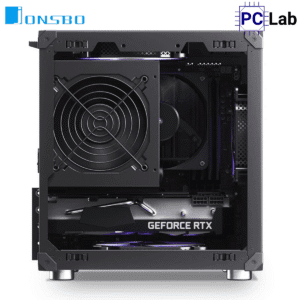 Vỏ case PC máy tính Jonsbo C6 Black (M-ATX, Mid Tower, Đen)