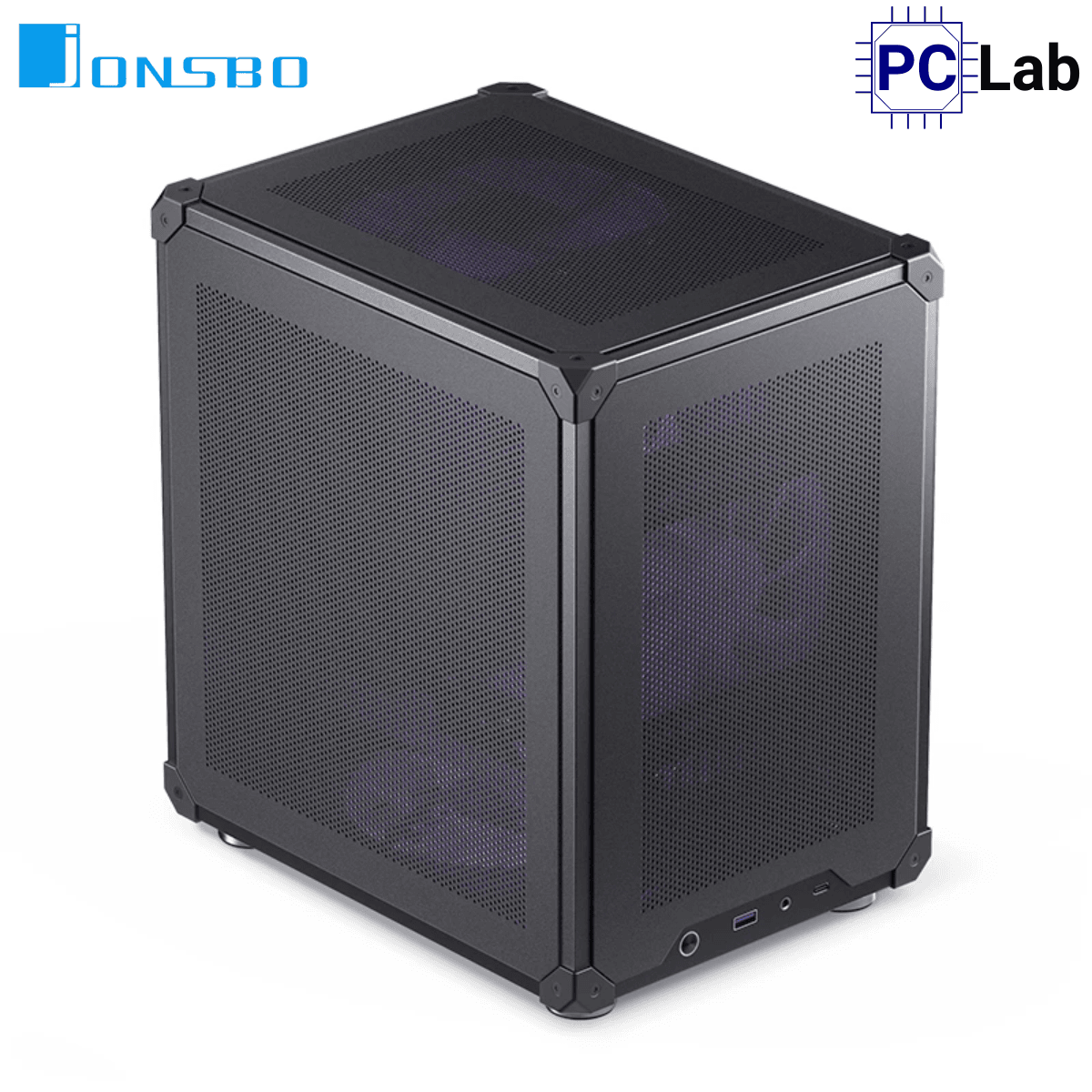 Vỏ case PC máy tính Jonsbo C6 Black (M-ATX, Mid Tower, Đen)