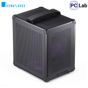 Vỏ case PC máy tính Jonsbo C6 Handle Black (M-ATX, Mid Tower, Đen)