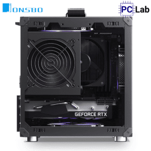 Vỏ case PC máy tính Jonsbo C6 Handle Black (M-ATX, Mid Tower, Đen)