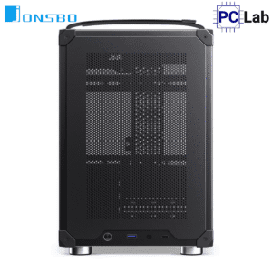 Vỏ case PC máy tính Jonsbo C6 Handle Black (M-ATX, Mid Tower, Đen)