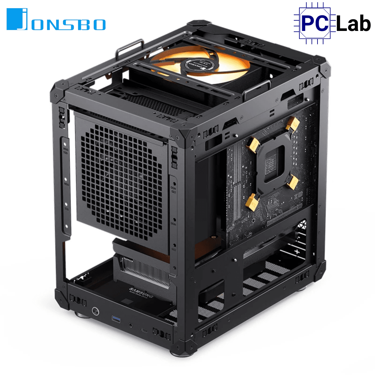 Vỏ case PC máy tính Jonsbo C6-ITX Black (ITX, Mini Tower, Đen)