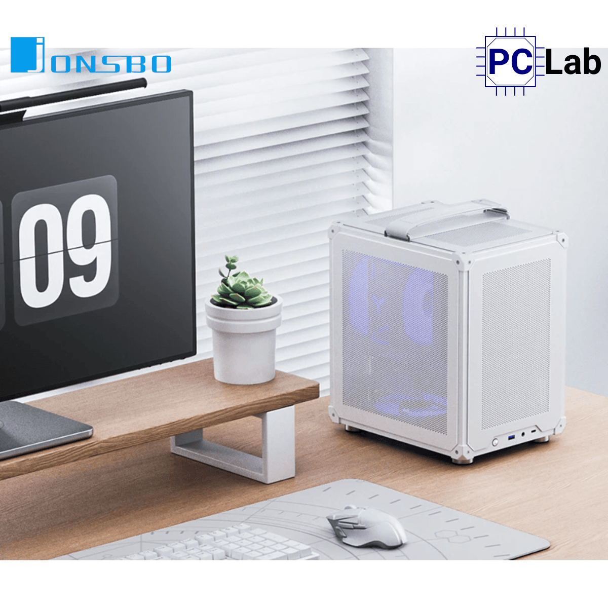 Vỏ case PC máy tính Jonsbo C6-ITX White (ITX, Mini Tower, Trắng)