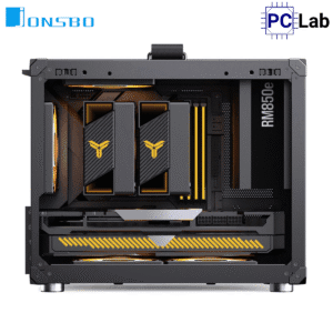 Vỏ case PC máy tính Jonsbo C6 MAX Black (M-ATX, Mid Tower, Đen)