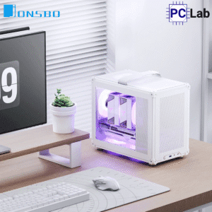 Vỏ case PC máy tính Jonsbo C6 MAX White (M-ATX, Mid Tower, Trắng)