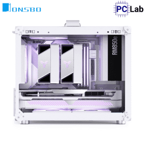 Vỏ case PC máy tính Jonsbo C6 MAX White (M-ATX, Mid Tower, Trắng)