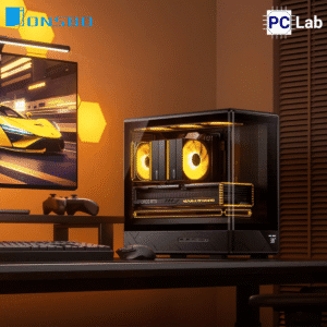Vỏ case PC máy tính Jonsbo D200 Black (M-ATX, Mid Tower, Đen)