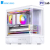 Vỏ case PC máy tính Jonsbo D200 White (M-ATX, Mid Tower, Trắng)