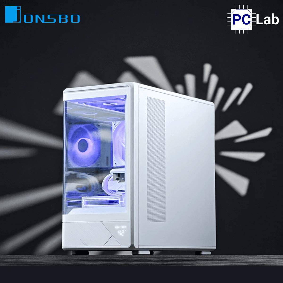Vỏ case PC máy tính Jonsbo D200 White (M-ATX, Mid Tower, Trắng)