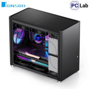 Vỏ case PC máy tính Jonsbo D30 Black (M-ATX, Mid Tower, Đen)