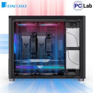 Vỏ case PC máy tính Jonsbo D30 Black (M-ATX, Mid Tower, Đen)