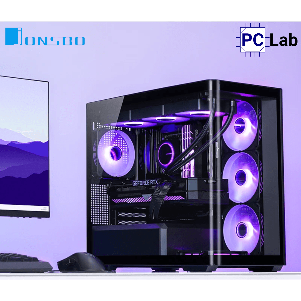 Vỏ case PC máy tính Jonsbo D300 Black (M-ATX, Mid Tower, Đen)