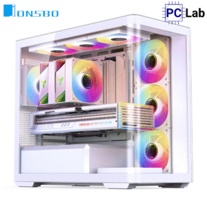 Vỏ case PC máy tính Jonsbo D300 White (M-ATX, Mid Tower, Trắng)