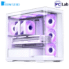Vỏ case PC máy tính Jonsbo D300 White (M-ATX, Mid Tower, Trắng)