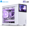 Vỏ case PC máy tính Jonsbo D31 MESH SCREEN White (M-ATX, Mid Tower, Trắng)